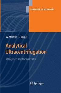 bokomslag Analytical Ultracentrifugation of Polymers and Nanoparticles