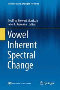 bokomslag Vowel Inherent Spectral Change
