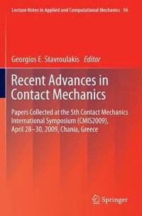 bokomslag Recent Advances in Contact Mechanics