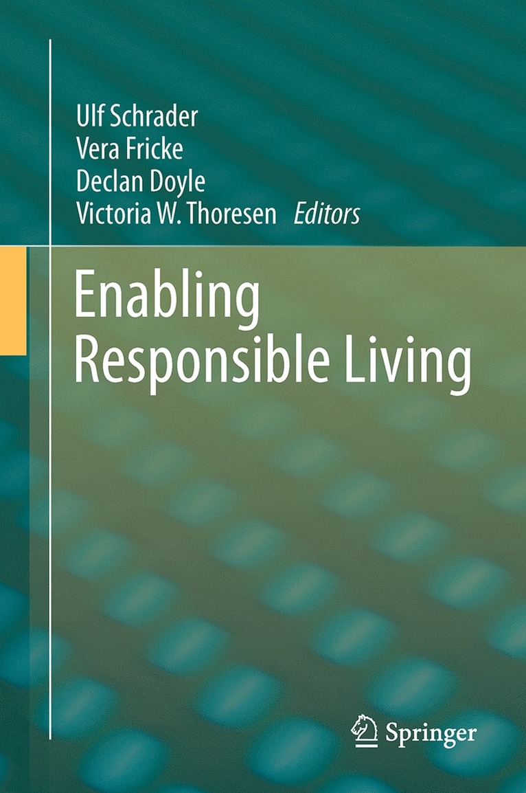 Ulf Schrader, Vera Fricke, Declan Doyle, Victoria W. Thoresen - Enabling Responsible Living, Häftad