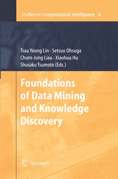 bokomslag Foundations of Data Mining and Knowledge Discovery