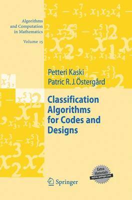 bokomslag Classification Algorithms for Codes and Designs