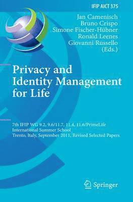 bokomslag Privacy and Identity Management for Life