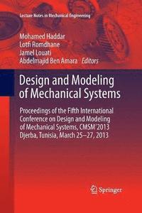 bokomslag Design and Modeling of Mechanical Systems