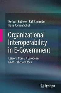 bokomslag Organizational Interoperability in E-Government