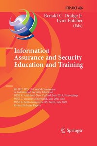 bokomslag Information Assurance and Security Education and Training