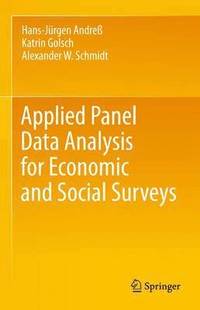 bokomslag Applied Panel Data Analysis for Economic and Social Surveys