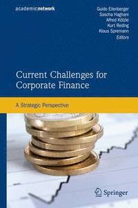 bokomslag Current Challenges for Corporate Finance