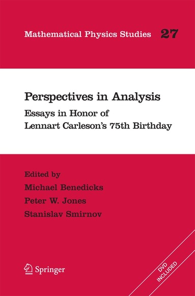 Michael Benedicks, Peter Jones, Stanislav Smirnov - Perspectives in Analysis, Häftad