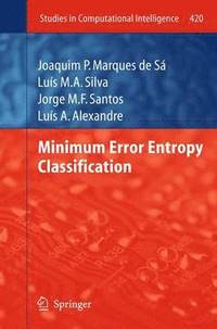 bokomslag Minimum Error Entropy Classification