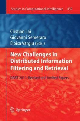 bokomslag New Challenges in Distributed Information Filtering and Retrieval