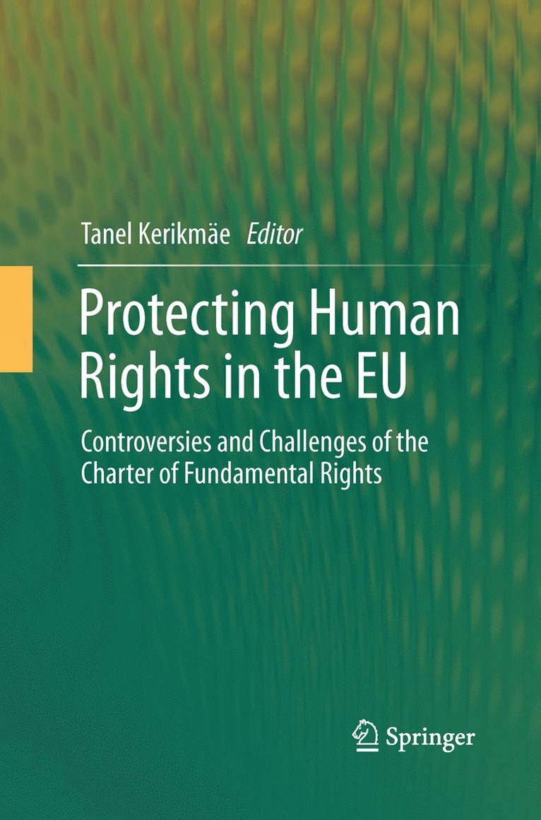 Tanel Kerikmäe, Tanel Kerikmae - Protecting Human Rights in the EU, Häftad