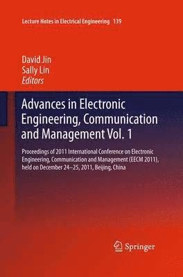 bokomslag Advances in Electronic Engineering, Communication and Management Vol.1