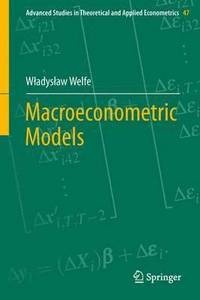 bokomslag Macroeconometric Models