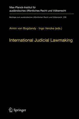 bokomslag International Judicial Lawmaking