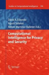 bokomslag Computational Intelligence for Privacy and Security