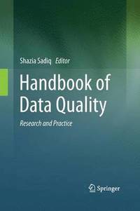 bokomslag Handbook of Data Quality