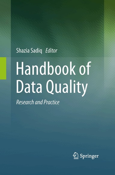 Shazia Sadiq - Handbook of Data Quality, Häftad