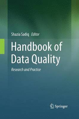 bokomslag Handbook of Data Quality