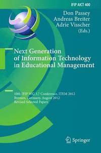 bokomslag Next Generation of Information Technology in Educational Management