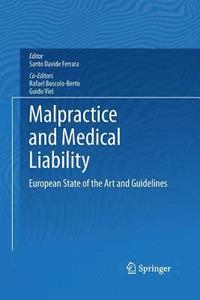 bokomslag Malpractice and Medical Liability