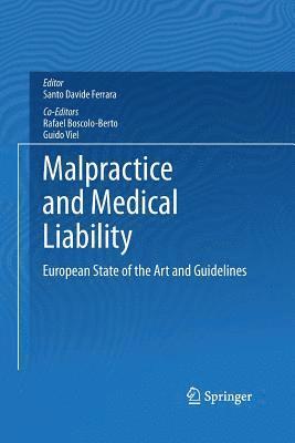 bokomslag Malpractice and Medical Liability