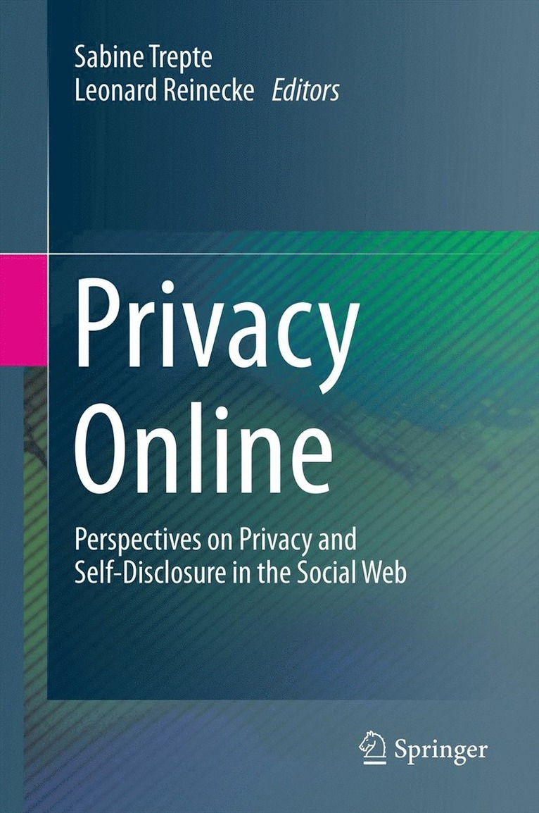 Sabine Trepte, Leonard Reinecke - Privacy Online, Häftad