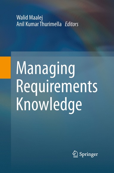 bokomslag Managing Requirements Knowledge