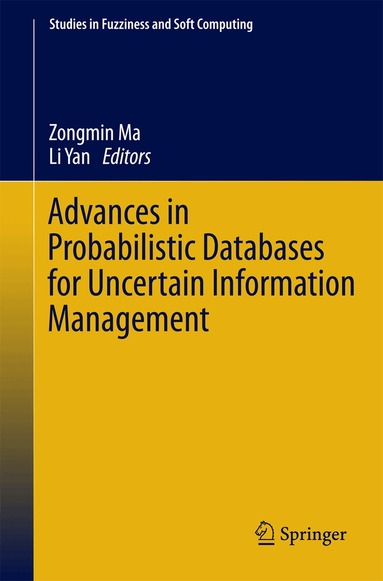 Zongmin Ma, Li Yan - Advances in Probabilistic Databases for Uncertain Information Management, Häftad