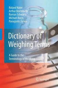 bokomslag Dictionary of Weighing Terms