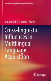 bokomslag Cross-linguistic Influences in Multilingual Language Acquisition