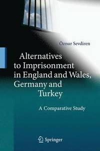 bokomslag Alternatives to Imprisonment in England and Wales, Germany and Turkey