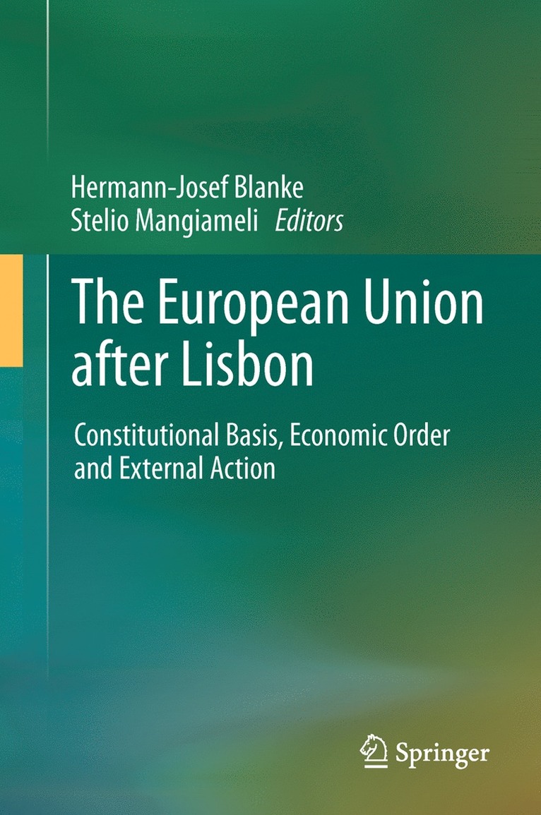 Hermann-Josef Blanke, Stelio Mangiameli - European Union after Lisbon, Häftad
