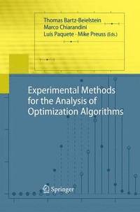 bokomslag Experimental Methods for the Analysis of Optimization Algorithms
