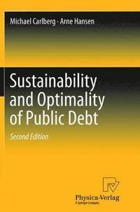 bokomslag Sustainability and Optimality of Public Debt