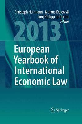 European Yearbook of International Economic Law 2013 1