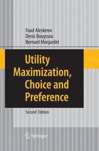 bokomslag Utility Maximization, Choice and Preference