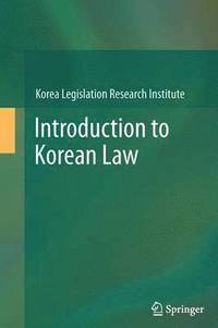 bokomslag Introduction to Korean Law