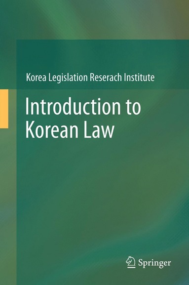 bokomslag Introduction to Korean Law