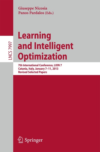 Giuseppe Nicosia, Panos Pardalos - Learning and Intelligent Optimization, Häftad