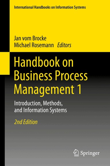 Jan vom Brocke, Michael Rosemann - Handbook on Business Process Management 1, Inbunden
