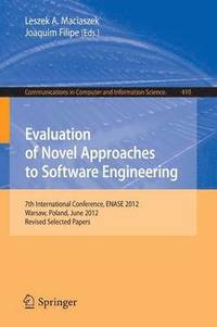 bokomslag Evaluation of Novel Approaches to Software Engineering