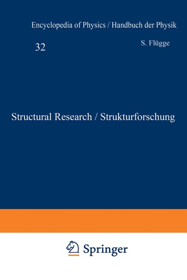 bokomslag Structural Research / Strukturforschung