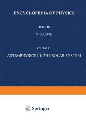 Astrophysics III: The Solar System / Astrophysik III: Das Sonnensystem 1