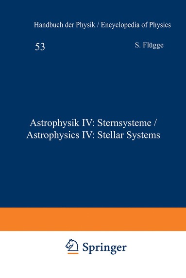 bokomslag Astrophysik IV: Sternsysteme / Astrophysics IV: Stellar Systems