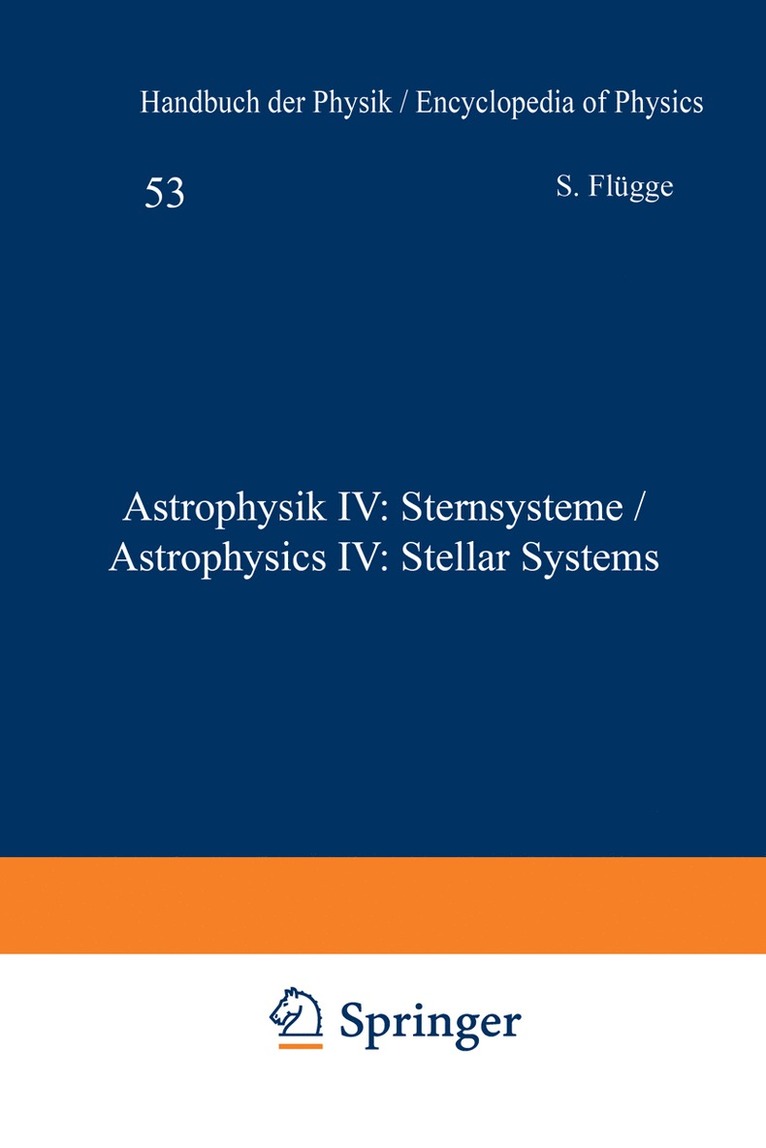 Astrophysik IV: Sternsysteme / Astrophysics IV: Stellar Systems
