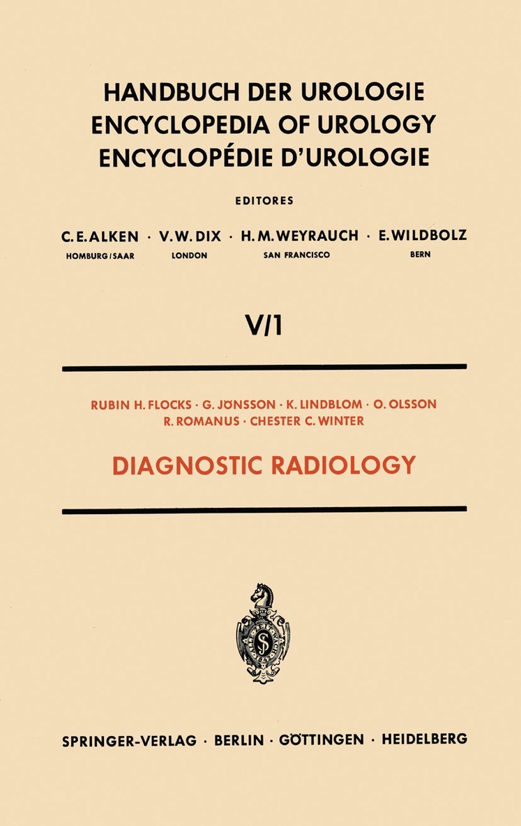 R.H. Flocks, G. Jönsson, K. Lindblom, O. Olsson, R. Romanus, C.C. Winter, R. H. Flocks, C. C. Winter - Diagnostic Radiology, Häftad