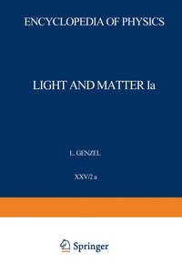 bokomslag Light and Matter Ia / Licht und Materie Ia