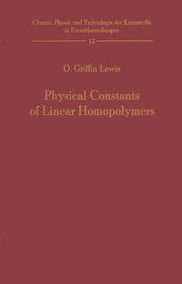 bokomslag Physical Constants of Linear Homopolymers