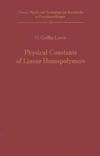 bokomslag Physical Constants of Linear Homopolymers